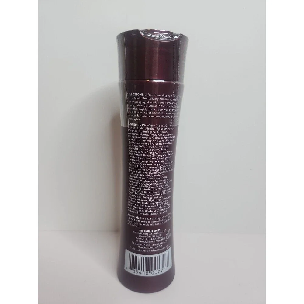 Keranique Revitalizing Keratin Conditioner COLOR BOOST 8oz Women's Hair Growth